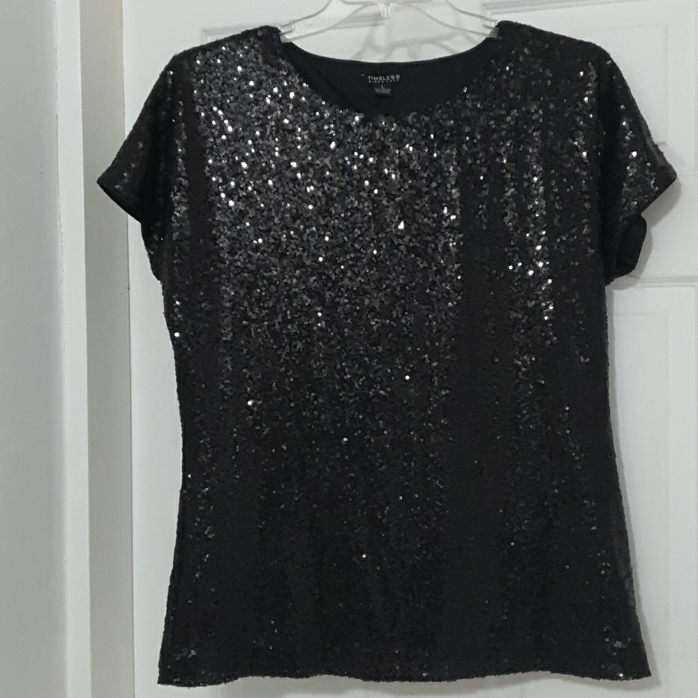 FUN Black Sequined Dressy 🔝